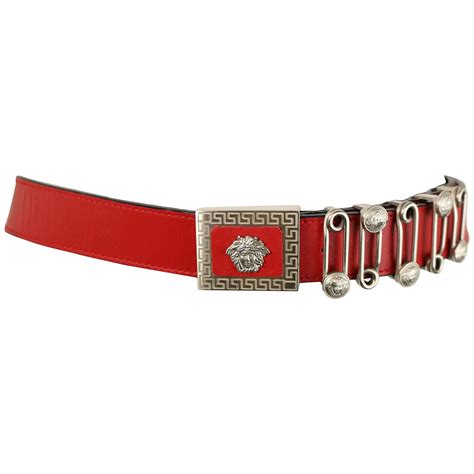 red versace belt|all red versace belt.